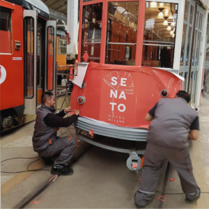 rinnovo esterni tram Milano